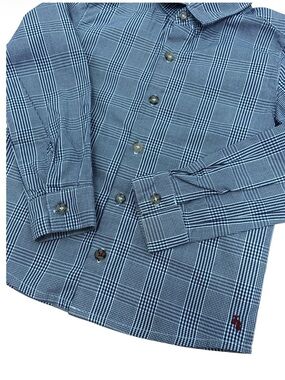 Maison Jean Bourget Boy’s Button Down Check Shirt